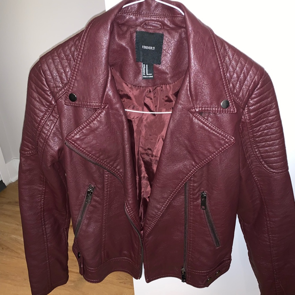 Leather jacket